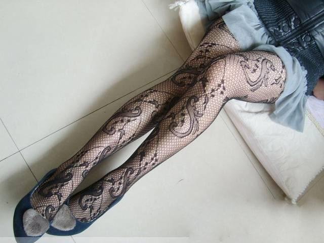 15 pcs a lot black  fishnet  sex fashion women night club pantyhose free shipping wholesale and retail