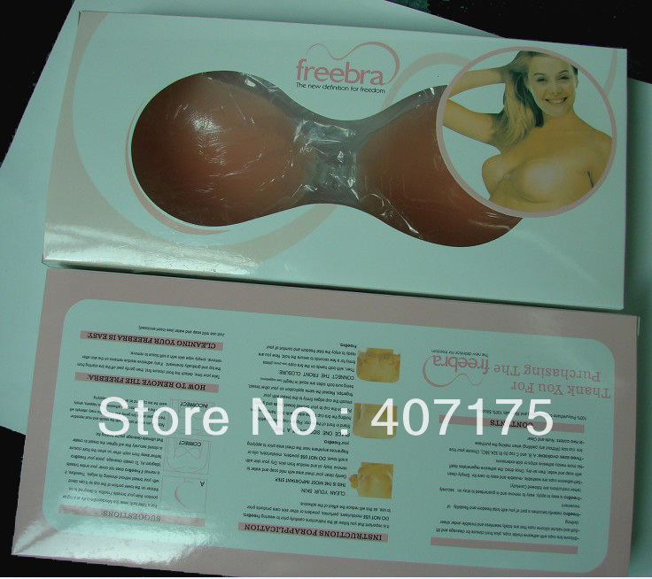150pcs/lot Self-Adhesive Silicone Breast Bra size ABCD(Retail packaging)