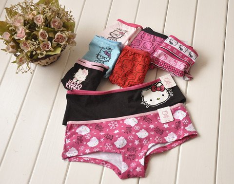 15PCS/LOT Free Shipping Women's Panties ,Underwear For Women ,Hello Kitty Underwear EX-38