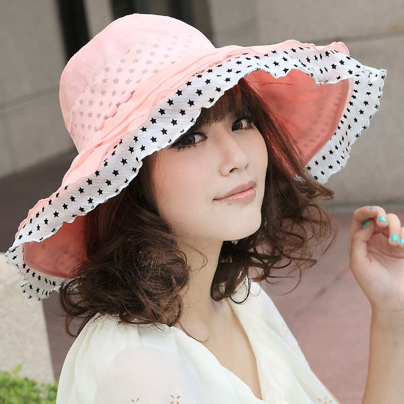 16 soft bow sunbonnet layered dress women's sun hat sun hat