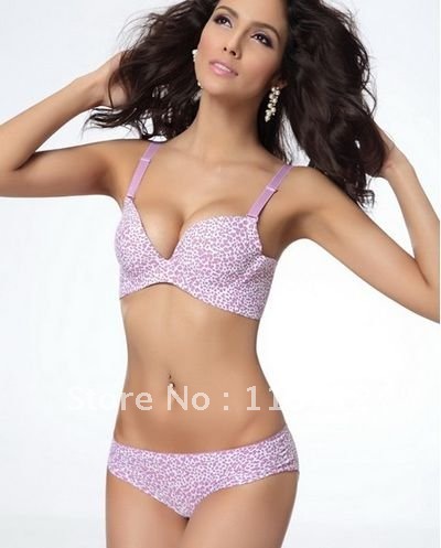1640AB high quality leopard smooth surface confortable push up bra with free shipping