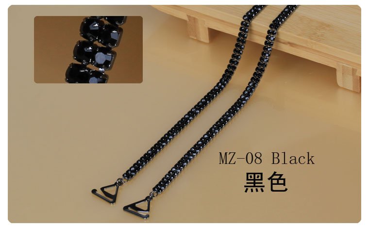 16pair/lot fashion Black Double row Crystal Diamond Bra straps/Shoulder Bra straps wholesale. Free Shipping