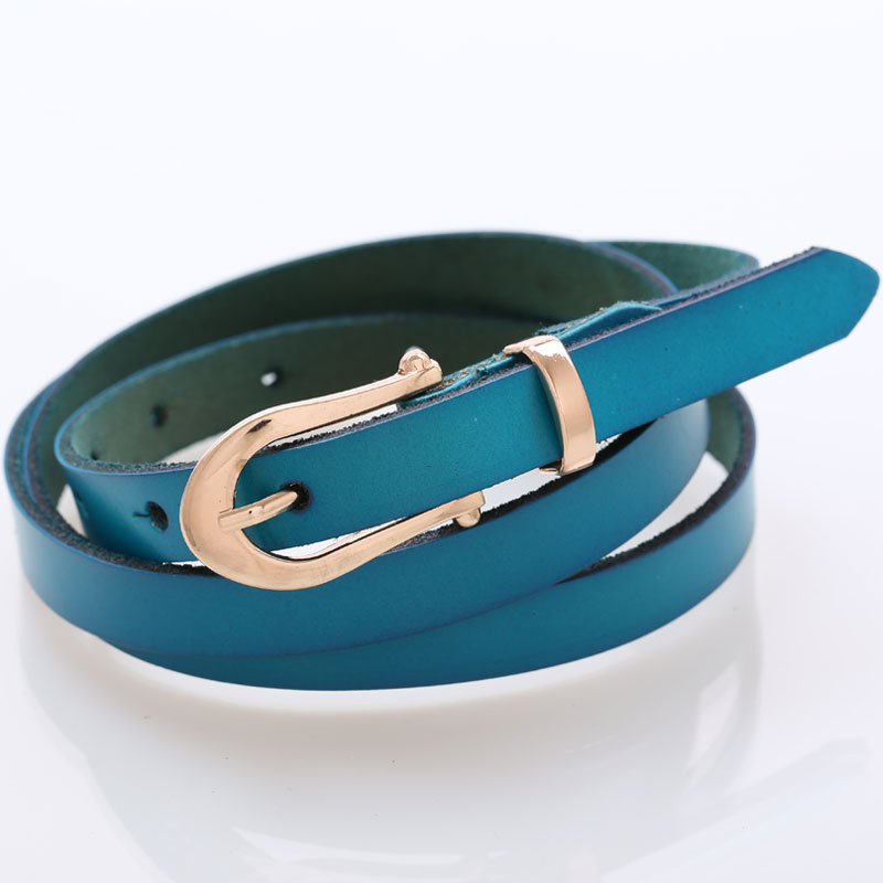 173 matt genuine leather women's belt thin belt strap elegant casual all-match fashion brief