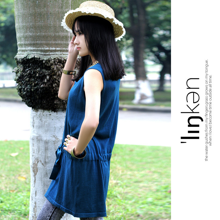 187 2012 autumn and winter women thin wool sweater dress