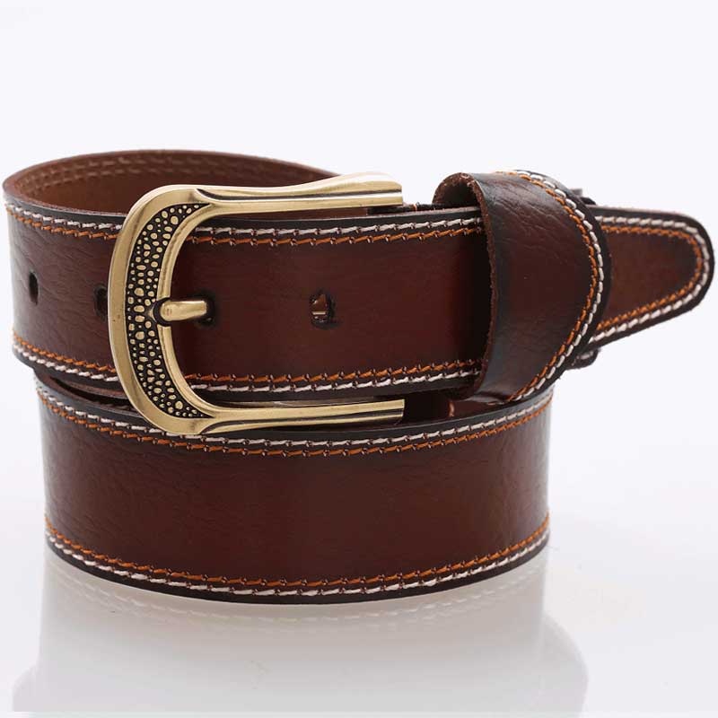 189 belt vintage retro finishing genuine leather strap second layer of cowhide women's belt women's strap quality all-match