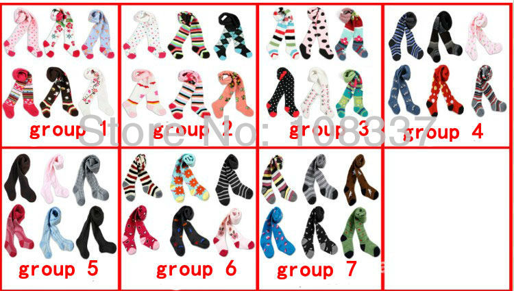 18pairs/lot Fashion baby cotton pantyhose infant tights children long socks leggings girl's stocking free shipping