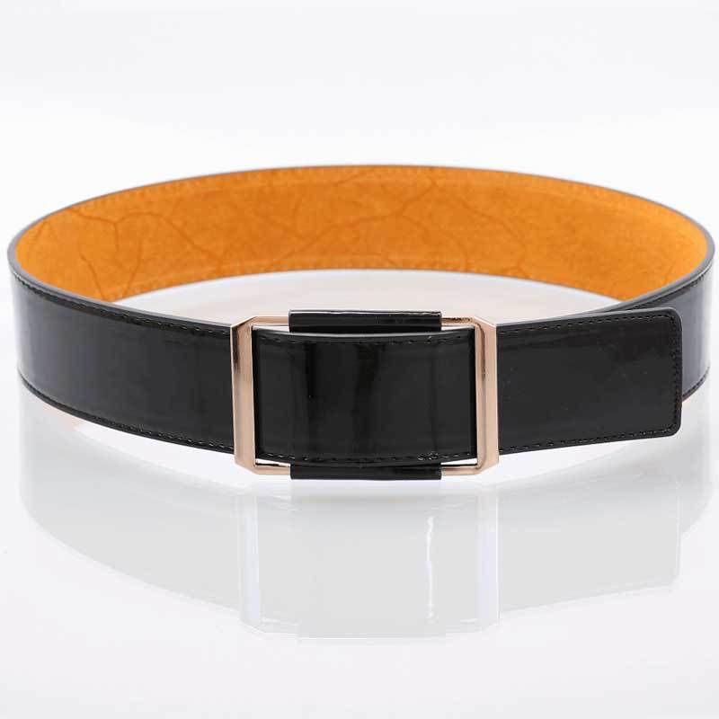 194 belt japanned leather women's reflective belt Women belt sweet elegant fashion all-match brief
