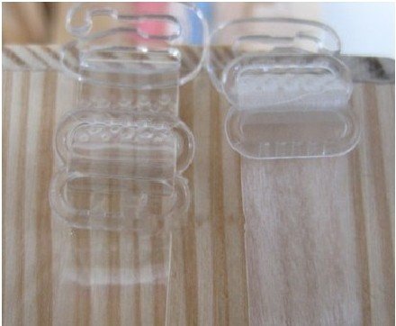 1cm transparent invisible bra shoulder strap crystal ultra elastic shoulder strap