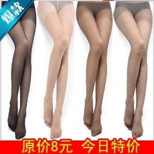 1Lot+5Pcs+Female Core-spun Yarn pantyhose Moisture Wicking transparent summer socks