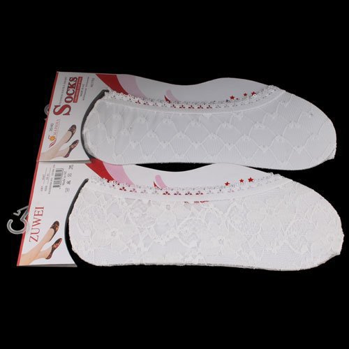 1Pair Women Sexy Mesh Lace Slipper Socks Boat Socks Hot