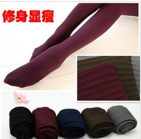 1pcs free shipping twisted vertical stripe shape pantyhose socks