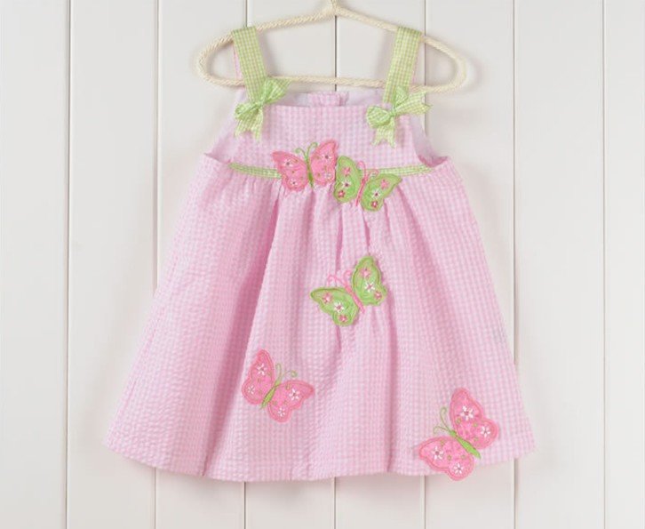 1pcs/lot The summer of 2012  2-4year  Cute butterfly embroidery, children dress free shipping