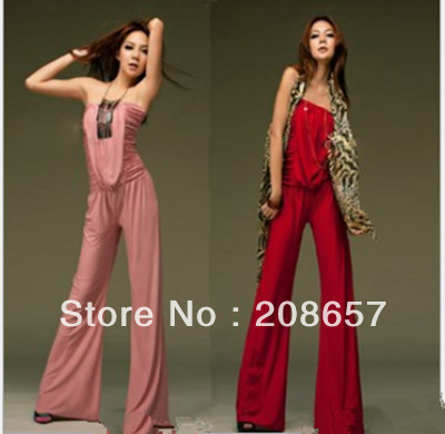 1PCS New Fashion Woman Cotton Slim Wrapped Chest Leisure-piece Bell-bottoms Wild Dress Pants FZ049