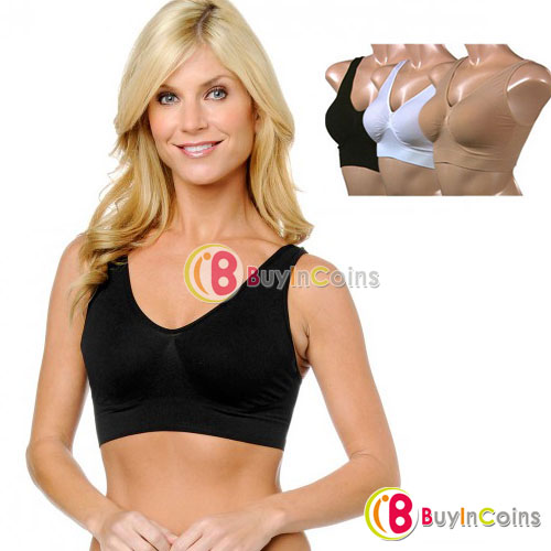 1PCS NEW Lady Shear Seamless Leisure Yoga Vest Sports Bra Tops [13981|99|01]