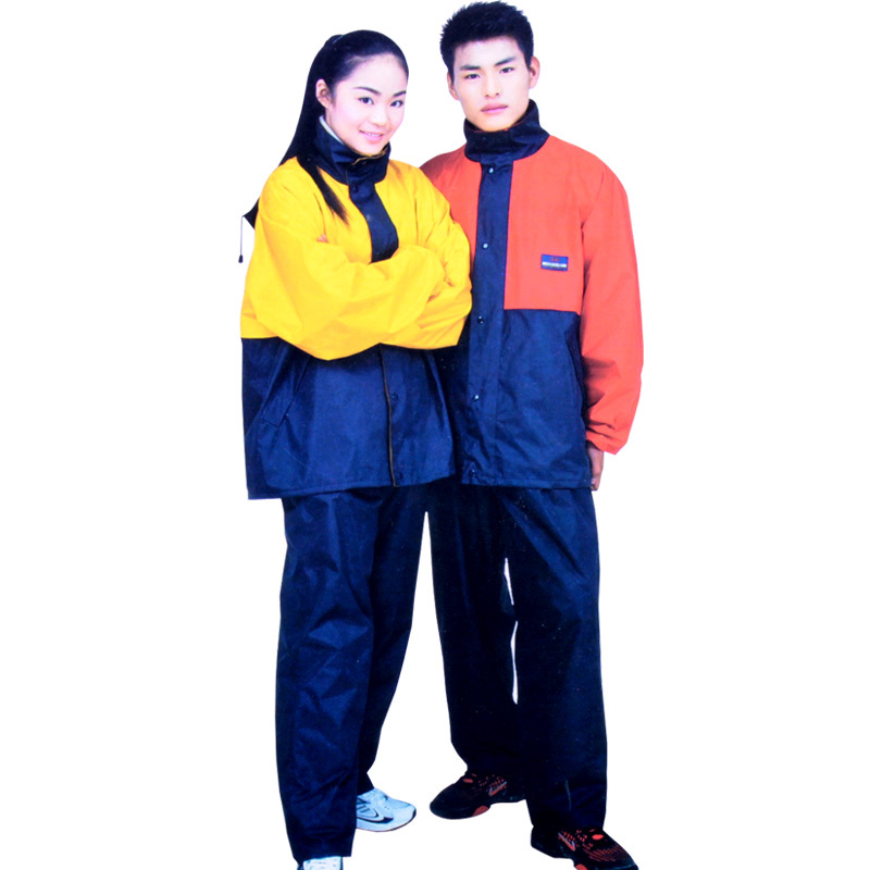 1pcs Texhong raincoat set split set t101-105 double layer color block decoration Burberry rain pants fashion waterproof jacket