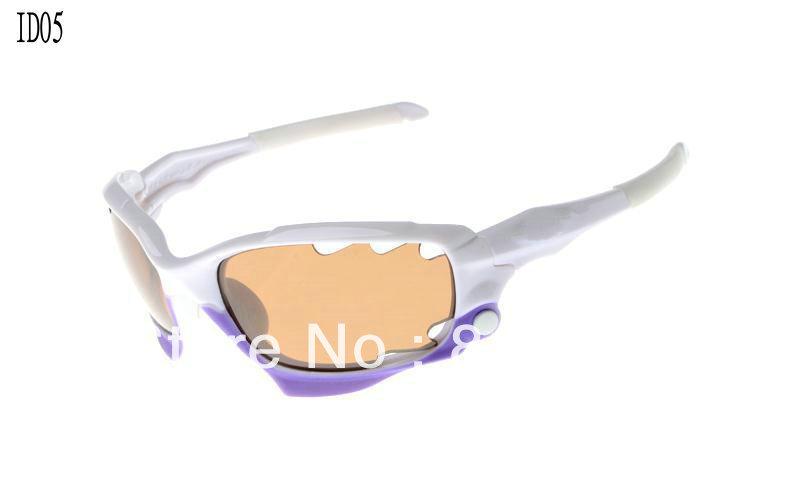 1pcs white+purple frame O logo Outdoor New OK Jawbone Sunglasses Womens Mens Sport Sunglasses Eyewear glasses