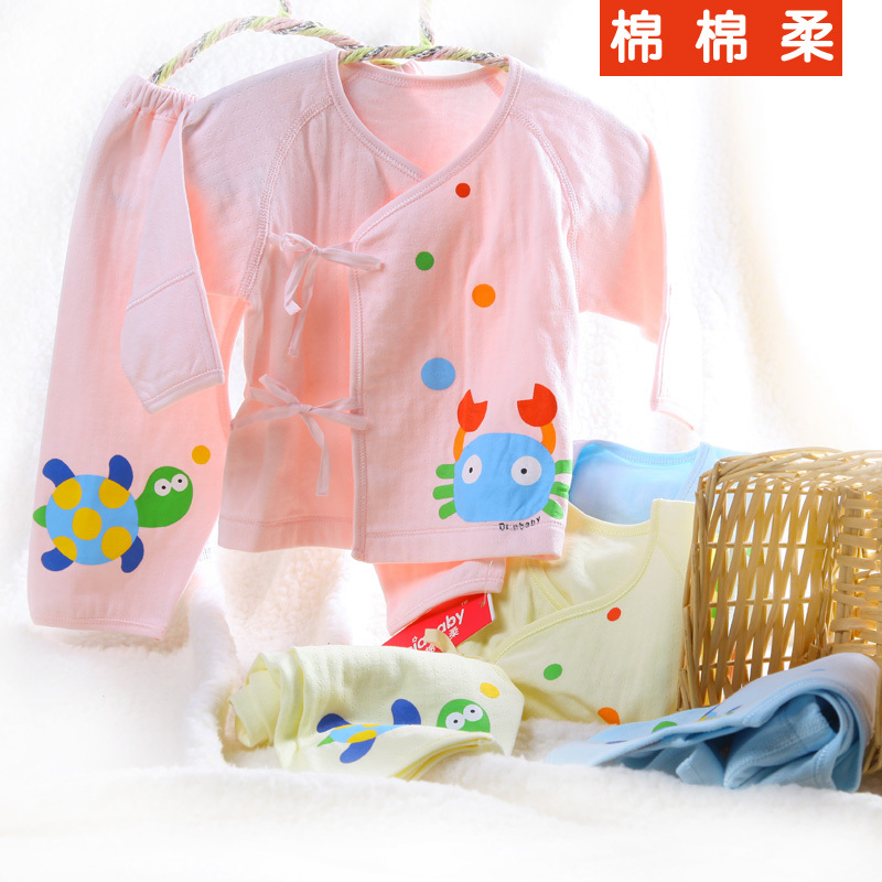 2 baby kimono open-crotch pants set newborn long johns cotton soft cotton 100% cotton baby shortie robe