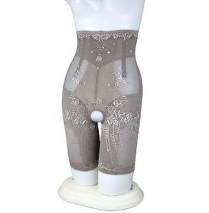 2 bamboo nano crystal magnetic therapy abdomen drawing thin waist stovepipe body shaping pants beauty care pants