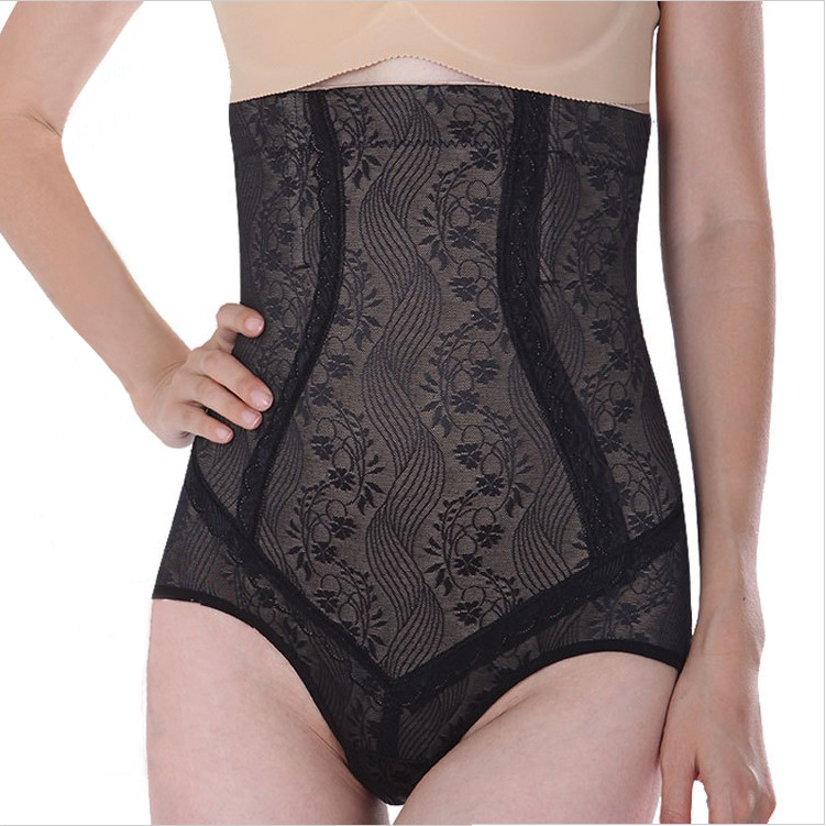 2 beauty care body shaping pants high waist butt-lifting abdomen drawing breathable abdomen drawing pants