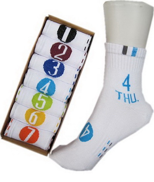 2 box male women's sock socks lounged socks combed cotton lovers sports sock