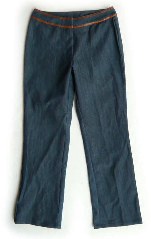 2 chiban 2 - 3 chiban 1 plus size Women thin summer vintage metrostyle youoccasionally leather trousers