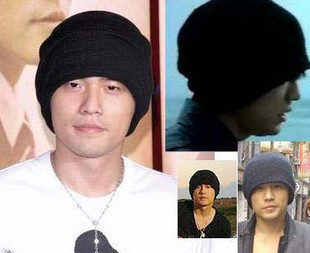 2 classic hot-selling knitted hat knitted hat male hat solid color