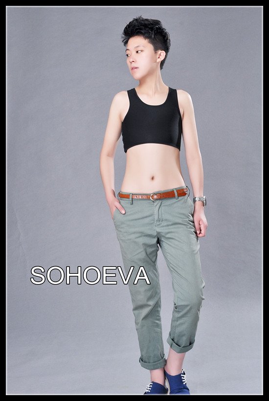 2 colours Chest/Breast Binder Trans Lesbian tomboy [SOHOEVA]