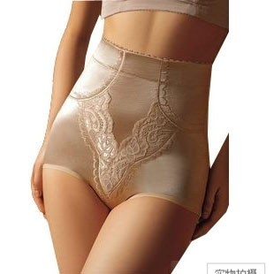 2 high waist abdomen panties drawing butt-lifting panties body shaping panties corset pants female
