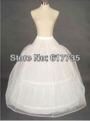 2 hoop white petticoat bride wedding petticoat new