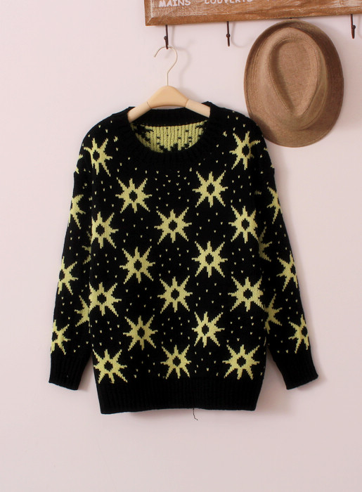 2 miss double layer thickening thermal long-sleeve loose sweater female 2 basic shirt