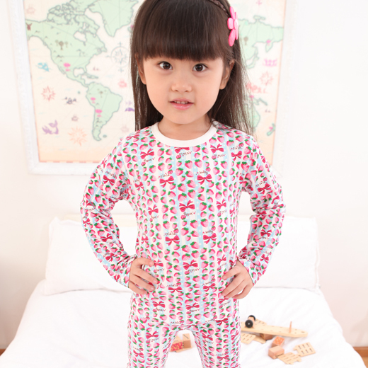 2 set boy big boy child underwear set 100% cotton sweater male child female child long johns long johns 100% cotton underwear