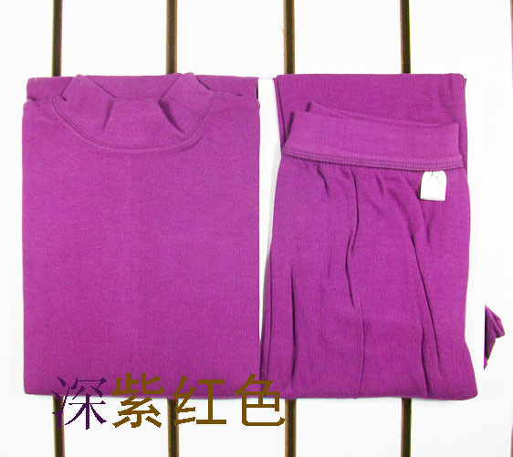 2 set quinquagenarian thermal underwear women's 100% cotton long johns long johns set turtleneck cotton sweater set plus size