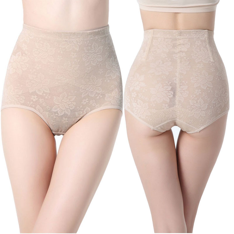 2 ultra-thin sexy body shaping pants cross pressurized abdomen drawing pants corselets butt-lifting beauty care panties