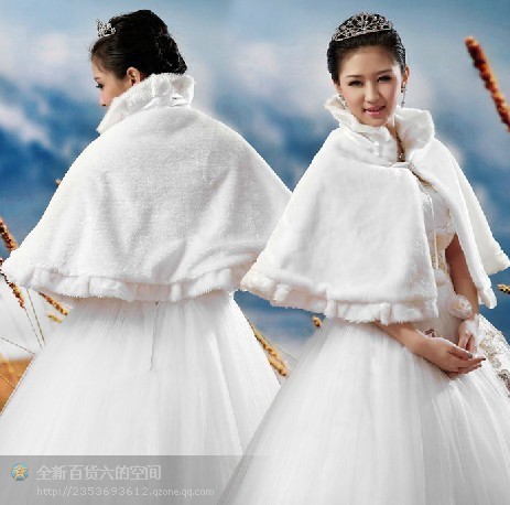 20 New White Wedding Faux Fur Shrug Wraps Bridal Special Occasion Shawls