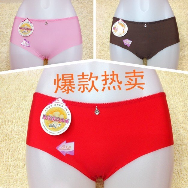 20 pcs a lot  Free Shipping For 2'-2'4'' Women Underwear( color send randomly)