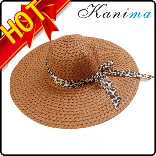 20 pcs/lot Charm Jewelry Hollywood Sexy Women Ladies Wide Wire Brim Summer / Beach / Sun / Straw / Floppy Hat Best Sale N281