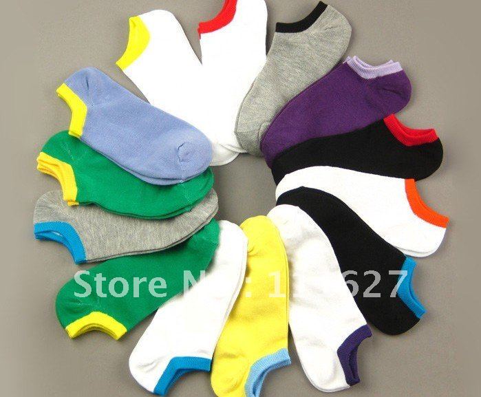 20 pcs/lot, free shipping,Candy color ankle cotton socks for women wholesale Ll-01-190