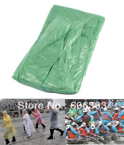 20 X Disposable Emergency Raincoat Camping Hood Poncho Camping Travel Hiking Tour Wholesale