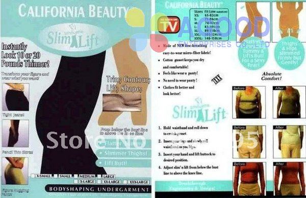200 PCS California Beauty Silhouette Slim n Lift Body Shaper SL02