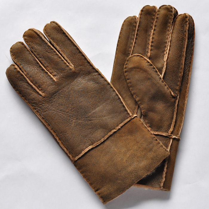 20011 thermal fur one piece male gloves genuine leather gloves general fashion driving gloves