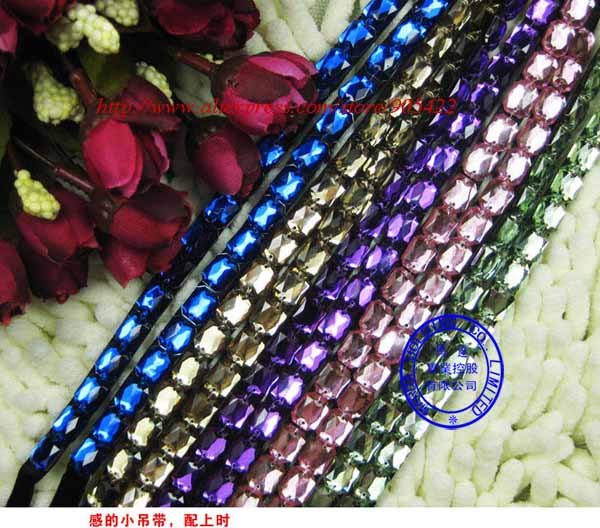 200Pair/lot Free Shipping Fashion Acrylic diamond bra straps MG03