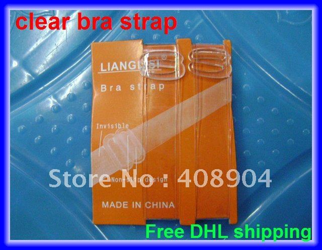 200pairs Clear Bra Strap 1.5 cm wide Transparent Invisible bra straps extender