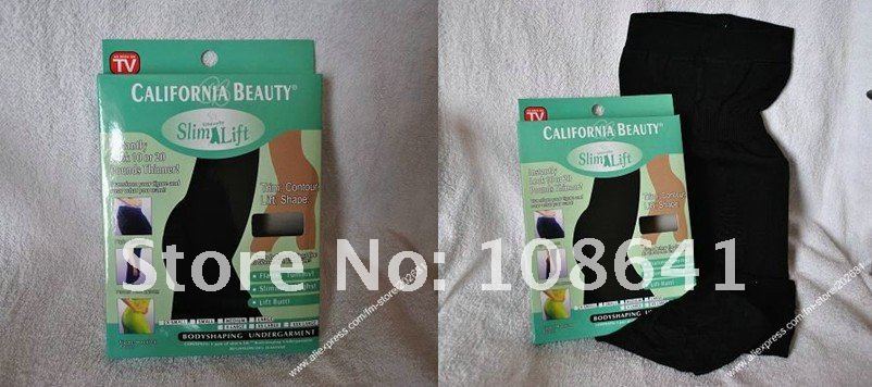 200pcs/lot Brand New California Beauty Slim Lift/Slim N Lift/Slim Pants, Body Shaper OPP bag packing