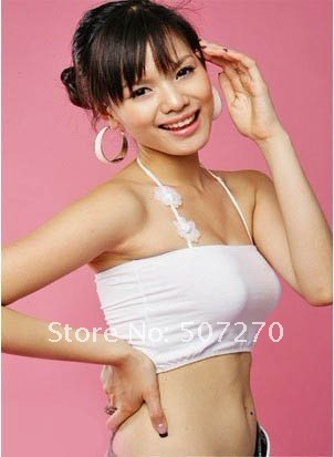 200pcs/lot - Fashion Sexy Lingerie Rose Flower Breathable Women Hanging neck Strapes For Bra Ladies Gallus For Summer  - B002