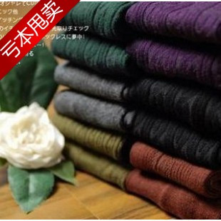 2010 autumn and winter repair winter all-match 100% dsmv multicolour twist cotton pantyhose