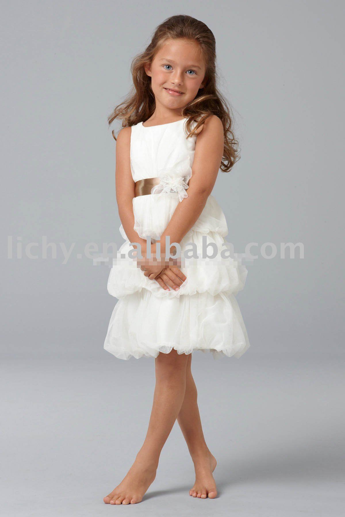 2010 Design Flower Childern's Dress , Party Girl Dress , Top Quality Kid Dress lya8256