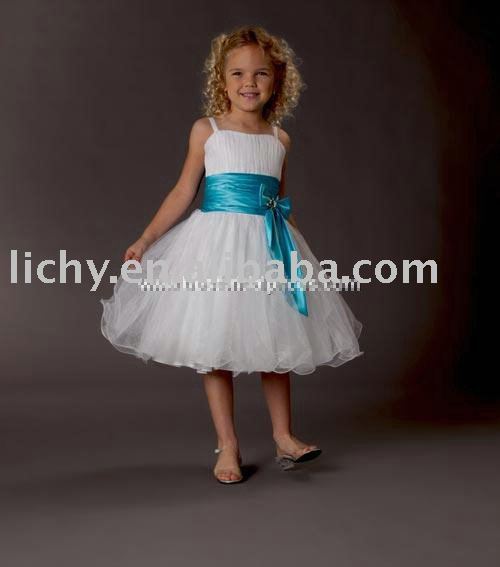 2010 Flower Girl Dress , Kid Dress , Flower Girl's Dress , Flower Girl's Gown lya8244
