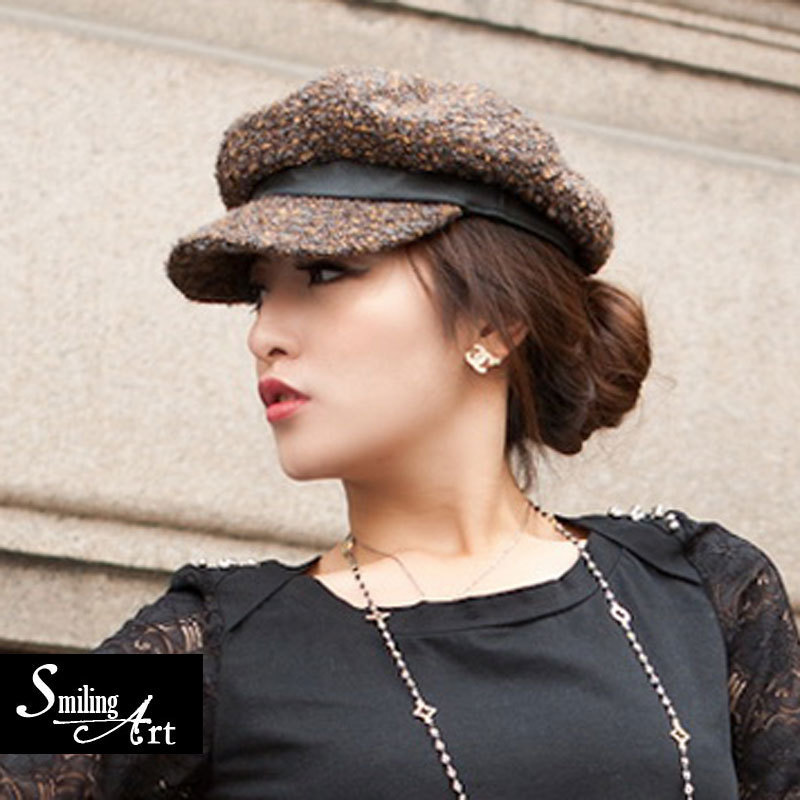 2011 autumn and winter street style camel fashion all-match vintage circle it knitted hat winter hat