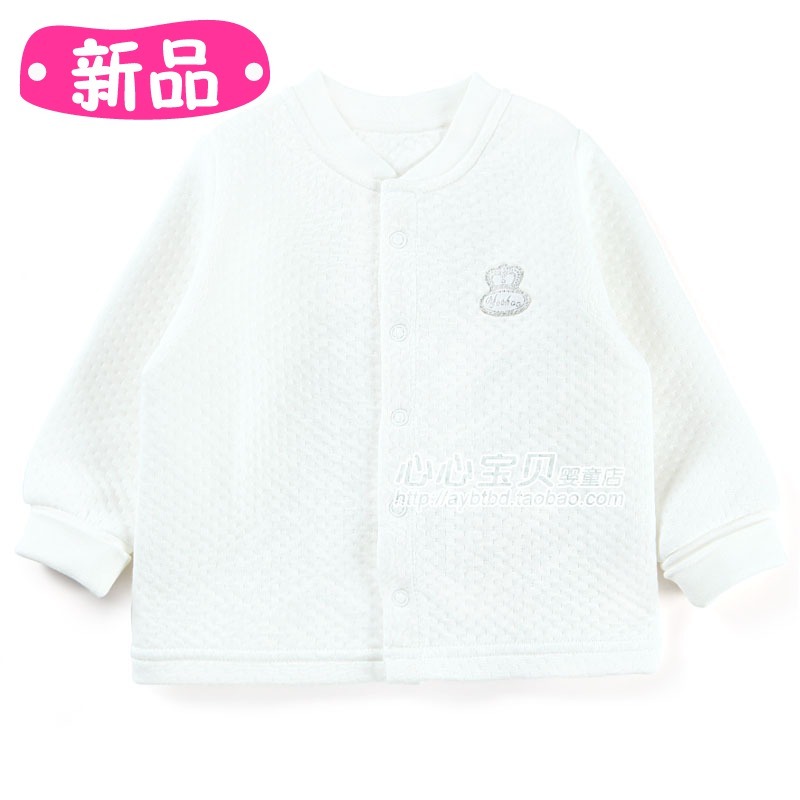 2011 autumn and winter thermal baby underwear thickening ny554-315-1 cotton-padded double-breasted top