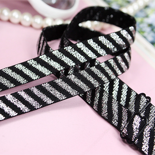 2011 beautiful elegant silver light silver black stripe double-shoulder shoulder strap underwear belt pectoral girdle